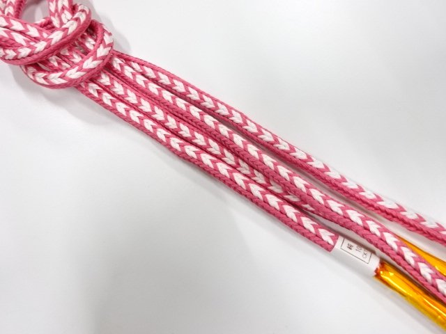 未使用品　正絹　手組帯締め